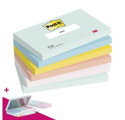 Notes repositionnables couleurs Beachside Post-It - bloc de 100 feuilles - Pour l'achat de 36 notes = 1 palette OFFERTE