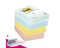 Notes repositionnables couleurs Beachside Post-it 38 x 51 mm - bloc de 100 feuilles - Pour l'achat de 36 notes = 1 palette OFFERTE