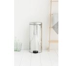 Mülleimer 30 L Brabantia rund mit Pedal