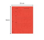 Pak met 25  voorgedrukte pleidooimapjes Exacompta 25 x 32