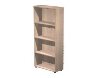 Mobile alto a giorno l 80 x p 35 x h 180 cm colore rovere canadese