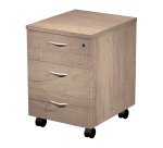 Cassettiera 3 cassetti su ruote l x p x h 43 x 52 x 59,5 cm fornita montata