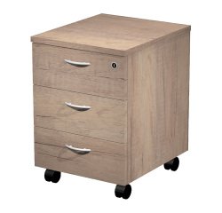 Cassettiera 3 cassetti su ruote l x p x h 43 x 52 x 59,5 cm fornita montata
