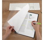 Chemise de présentation à clip recyclée Rapesco Eco  23 x 31 noir - Lot de 10