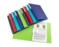 Classeurs recyclé à 2 Anneaux Rapesco Eco A4 - Dos de 3,8 cm couleurs assorties - Lot de 10