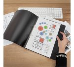 Classeurs recyclé à 2 Anneaux Rapesco Eco A4 - Dos de 3,8 cm noir - Lot de 10