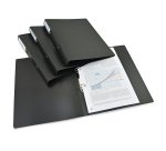 Classeurs recyclé à 2 Anneaux Rapesco Eco A4 - Dos de 3,8 cm noir - Lot de 10