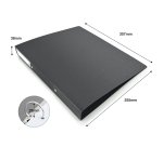 Classeurs recyclé à 2 Anneaux Rapesco Eco A4 - Dos de 3,8 cm noir - Lot de 10