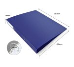 Classeurs recyclé à 2 Anneaux Rapesco Eco A4 - Dos de 3,8 cm couleurs assorties - Lot de 10