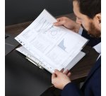 Pochettes perforées Rapesco Eco A4 polypropylène 6/100e recyclé - Boîte de 100