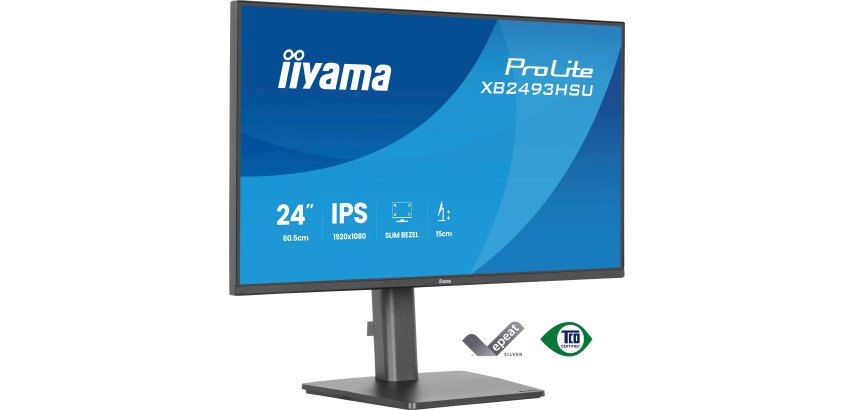 Ecran PC iiyama 23.8" (60,5 c ) 1920 x 1080 pixels Full HD LED ProLite  XB2493HSU-B1