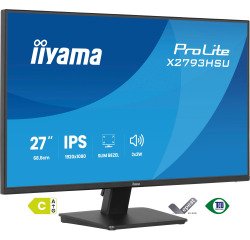 Ecran PC iiyama 27" (68,6 cm) 1920 x 1080 pixels Full HD LED ProLite X2793HSU-B1