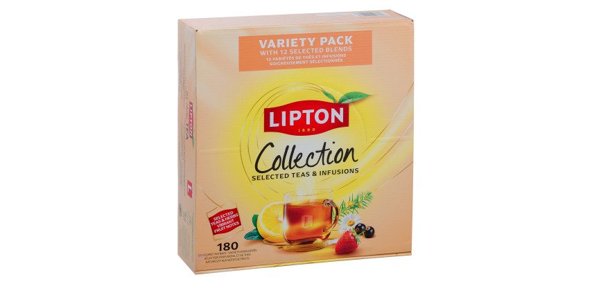 Thés parfumés Lipton - Coffret de 180 sachets fraicheur