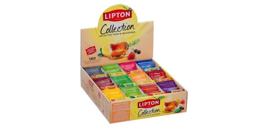 Thés parfumés Lipton - Coffret de 180 sachets fraicheur