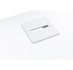 Square cable grommet with 80 mm diameter - set of 2