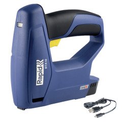 Agrafeuse électrique Rapid BTX10 avec Batterie et Câble de rechargement Micro-USB