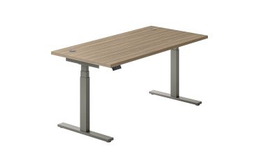 Bureau réglable en hauteur électrique Ergomaxx Mémo - 3 mémoires de position- 1 USB-A et C