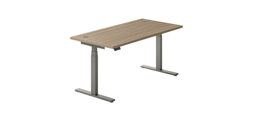 Bureau réglable en hauteur électrique Ergomaxx Mémo - 3 mémoires de position- 1 USB-A et C