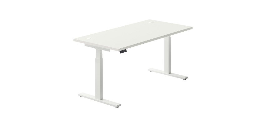 Elektrisch in hoogte verstelbaar bureau Ergomaxx Memo - 3 geheugenposities - 1 USB-A en C