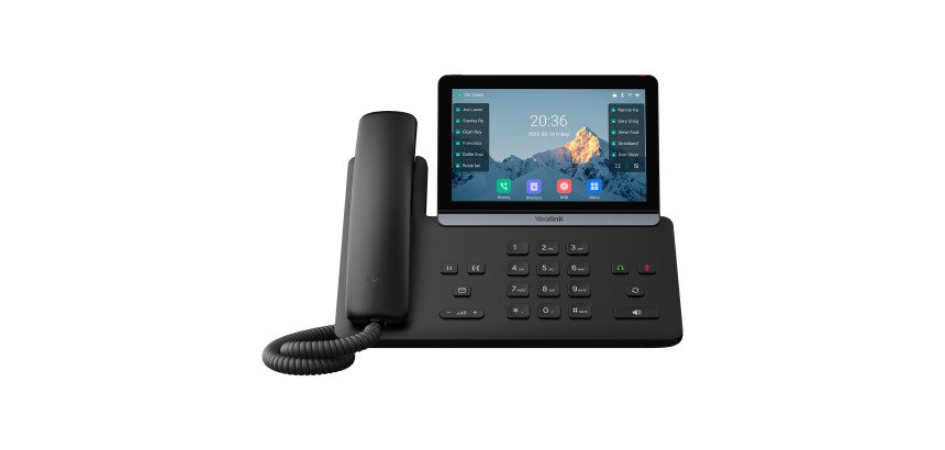 Yealink T87W téléphone fixe Noir LCD Wifi