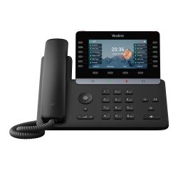 Yealink T85W téléphone fixe Noir LCD Wifi