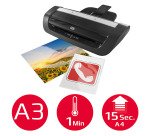 GBC plastificatrice Fusion Plus 6000L A3 + pouches A3 125 micron 100 pezzi