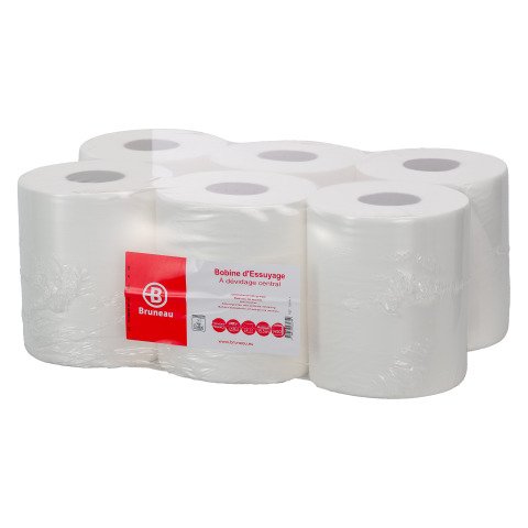 Maxi bobinas de secado Bruneau con devanado central - caja de 6