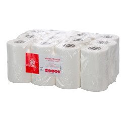 Mini bobine d'essuyage à dévidage central Bruneau - Colis de 12