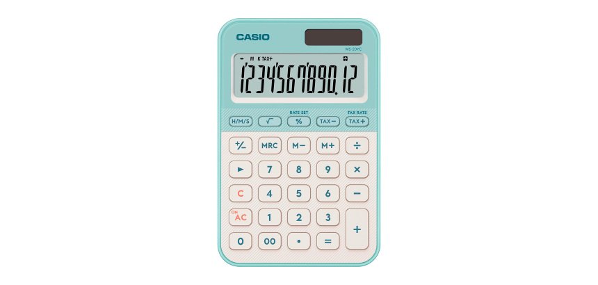 Calculatrice de poche CASIO MS-20
