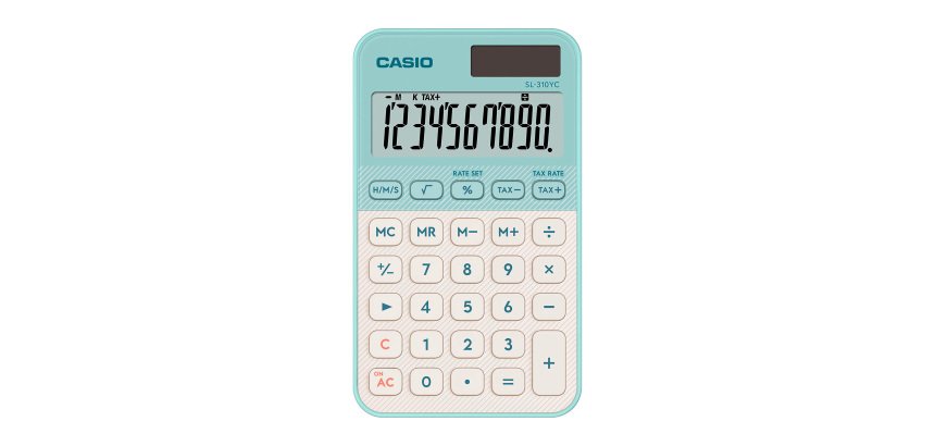 Calculatrice de poche CASIO SL-310 - 10 chiffres