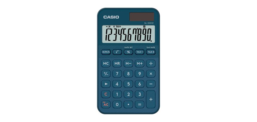CASIO SL-310 zakrekenmachine - 10 cijfers