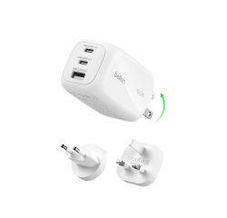 Lader met 3 poorten 100 W GaN van Belkin BoostCharge Pro