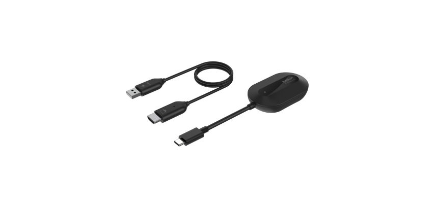 Belkin ConnectAir Adaptateur USB-C HDMI  sans fil pour écrans  AVC024hqBK