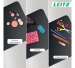 Tappetino sottomano da Scrivania Large 80 x 40 cm nero Leitz