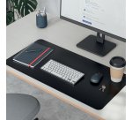 Tappetino sottomano da Scrivania Large 80 x 40 cm nero Leitz