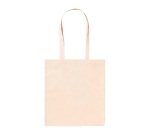 Bolsa de algodón 100% con asas de 70 cm, color natural