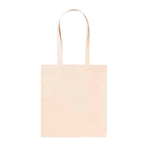 Bolsa de algodón 100% con asas de 70 cm, color natural