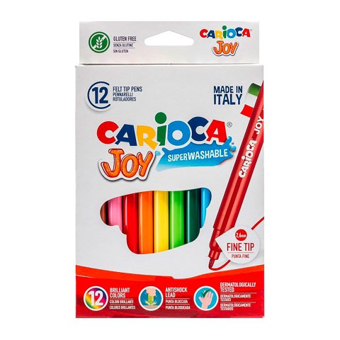 Rotuladores escolares Carioca Joy -Caja de 12 surtidos