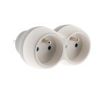 Multiprise murale 2 prises Zenitech