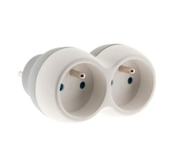 Multiprise murale 2 prises Zenitech
