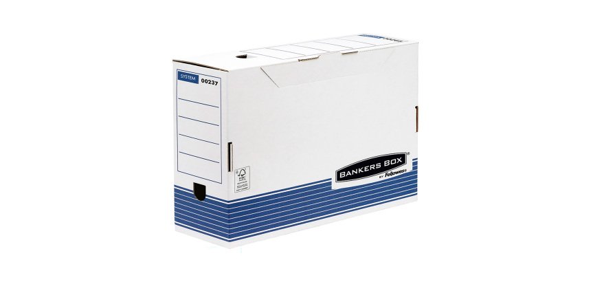 Cajas de archivo en cartón A3 lomo 10 cm System Bankers Box Fellowes