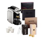 Machine à café à capsule professionnelle Nespresso Professionnel Zenius + 3 boîtes de 50 capsules + 1 boîte de 100 sticks de sucre + 1 boîte de 10 Amaretti + 1 manchon de 50 gobelets