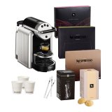 Machine à café à capsule professionnelle Nespresso Professionnel Zenius + 3 boîtes de 50 capsules + 1 boîte de 100 sticks de sucre + 1 boîte de 10 Amaretti + 1 manchon de 50 gobelets