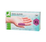 Vinyl transparent non-powdered gloves - Box of 100 gloves