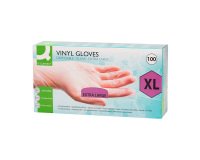 Handschuhe aus transparentem, ungepudertem Vinyl - Größe XL - Packung mit 100 Handschuhen
