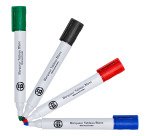 Marqueur effaçable Bruneau pointe ogive 1,5 mm - Pochette de 10 assortis