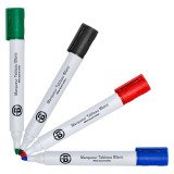 Marqueur effaçable Bruneau pointe ogive 1,5 mm - Pochette de 10 assortis