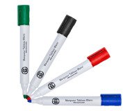 Marqueur effaçable Bruneau pointe ogive 1,5 mm - Pochette de 10 assortis