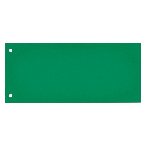 Pack 100 separadores horizontales 10 x 24,5 cm cartulina 185gr color verde