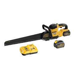 Scie sans fil DEWALT ALLIGATOR© XR FLEXVOLT 54 V 2 Ah Li-ion Brushless 430 mm + 2 Batteries + 1 Chargeur